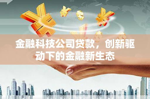 右江金融科技公司贷款，创新驱动下的金融新生态