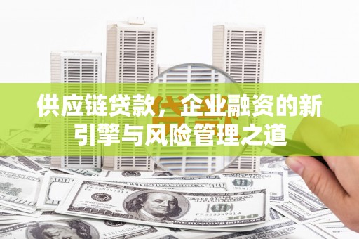 右江供应链贷款，企业融资的新引擎与风险管理之道