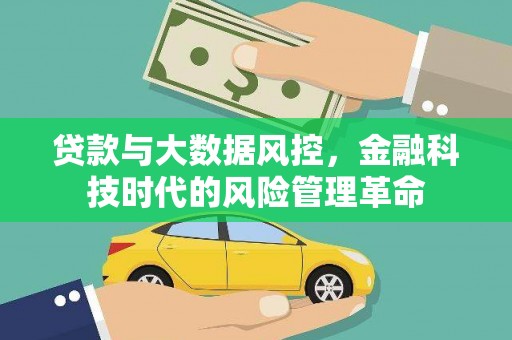 右江贷款与大数据风控，金融科技时代的风险管理革命