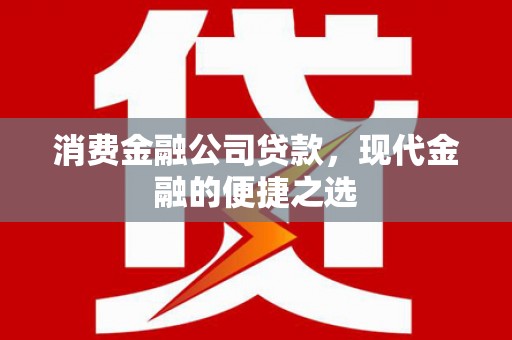 右江消费金融公司贷款，现代金融的便捷之选