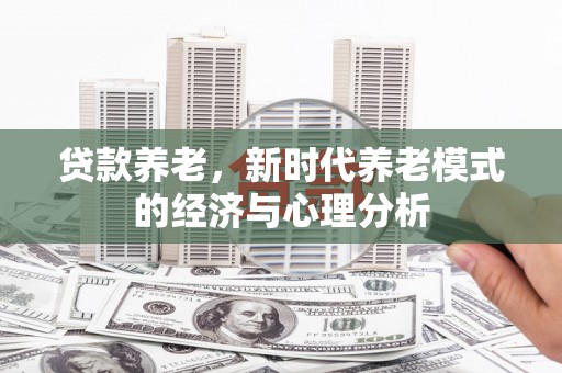 右江贷款养老，新时代养老模式的经济与心理分析