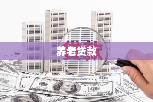 右江养老贷款