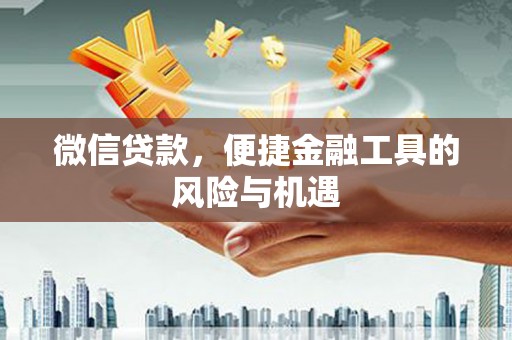 右江微信贷款，便捷金融工具的风险与机遇