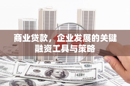 右江商业贷款，企业发展的关键融资工具与策略