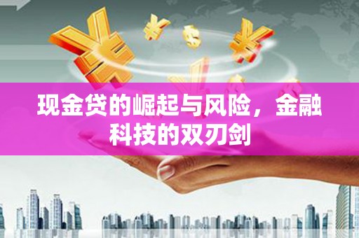 右江现金贷的崛起与风险，金融科技的双刃剑