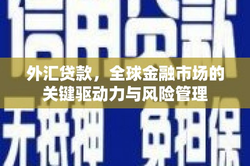右江外汇贷款，全球金融市场的关键驱动力与风险管理