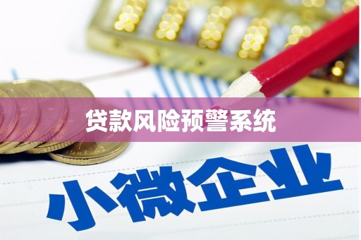 右江贷款风险预警系统