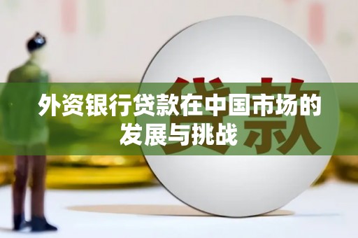右江外资银行贷款在中国市场的发展与挑战