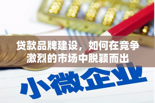 右江贷款品牌建设，如何在竞争激烈的市场中脱颖而出