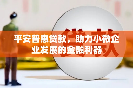 右江平安普惠贷款，助力小微企业发展的金融利器
