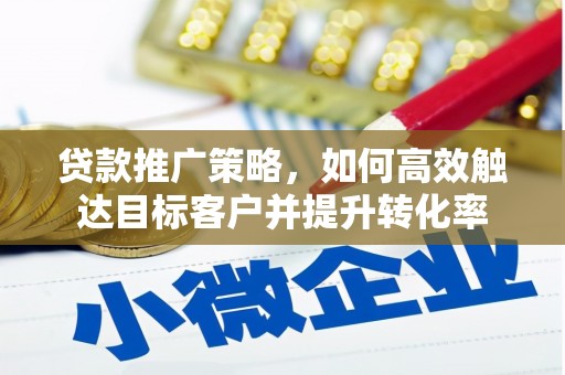 右江贷款推广策略，如何高效触达目标客户并提升转化率
