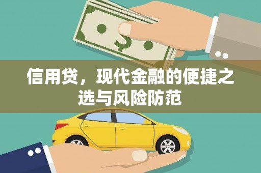右江信用贷，现代金融的便捷之选与风险防范