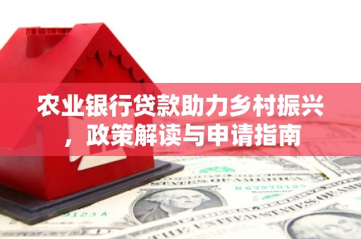 右江农业银行贷款助力乡村振兴，政策解读与申请指南