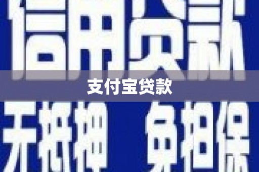 右江支付宝贷款