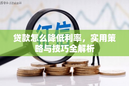 右江贷款怎么降低利率，实用策略与技巧全解析