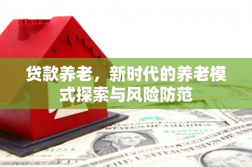 右江贷款养老，新时代的养老模式探索与风险防范