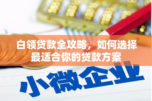 右江白领贷款全攻略，如何选择最适合你的贷款方案