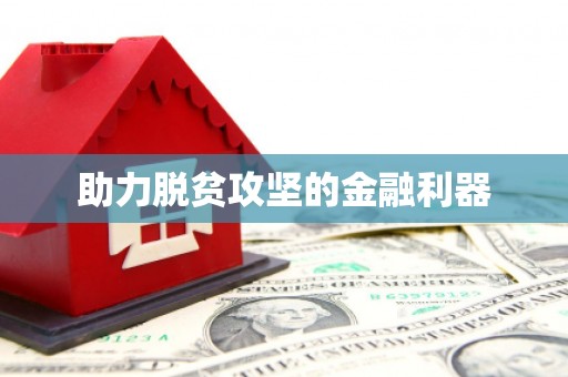 右江助力脱贫攻坚的金融利器